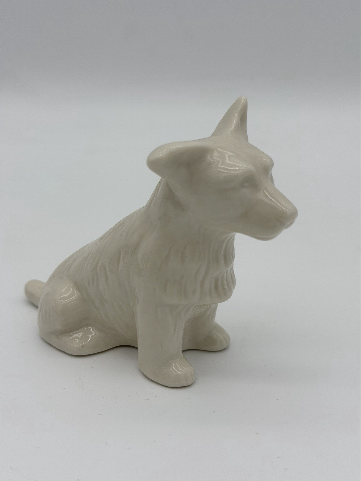 Belleek Ireland Porcelain DOG SCOTTISH TERRIER 3" Brown Mark Figurine