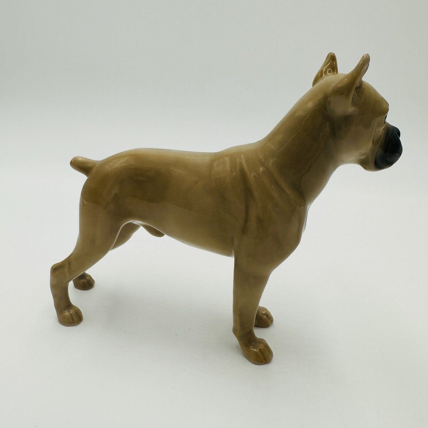 Bing & Grondahl Dog Boxer Standing Figurine Porcelain No 2212 Denmark Vintage