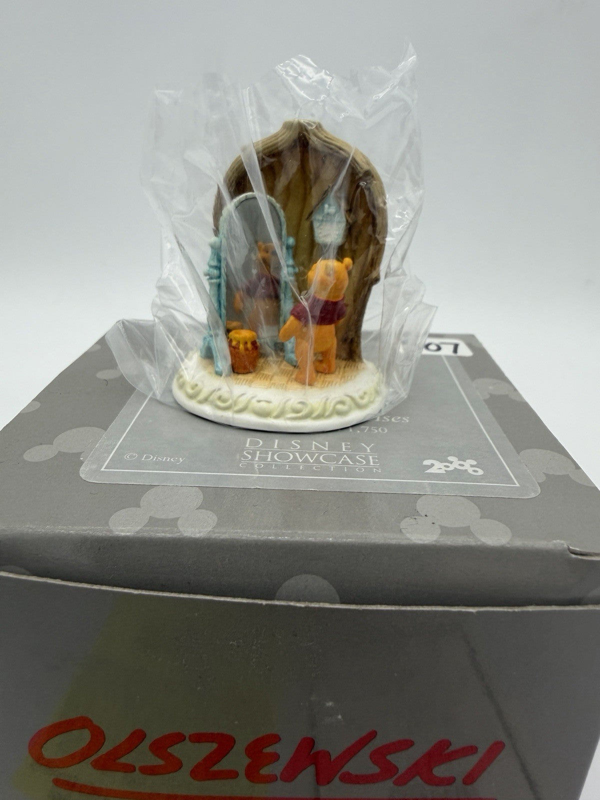 Disney Winnie Pooh Time For Stoutness Excercises Olszewski Signed Sealed Figurin