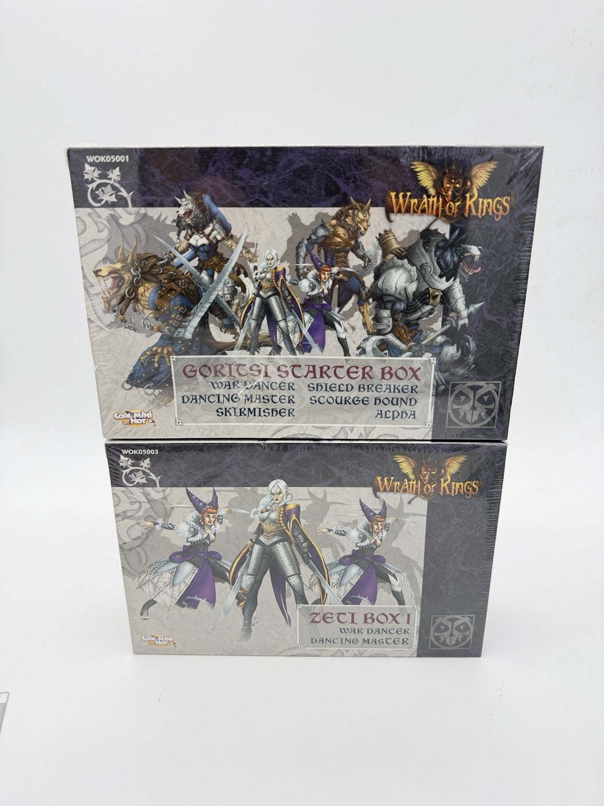 Wrath of Kings: Zeti Box 1 War Dancer & Dancing Master Sealed 2 Boxes Figurines