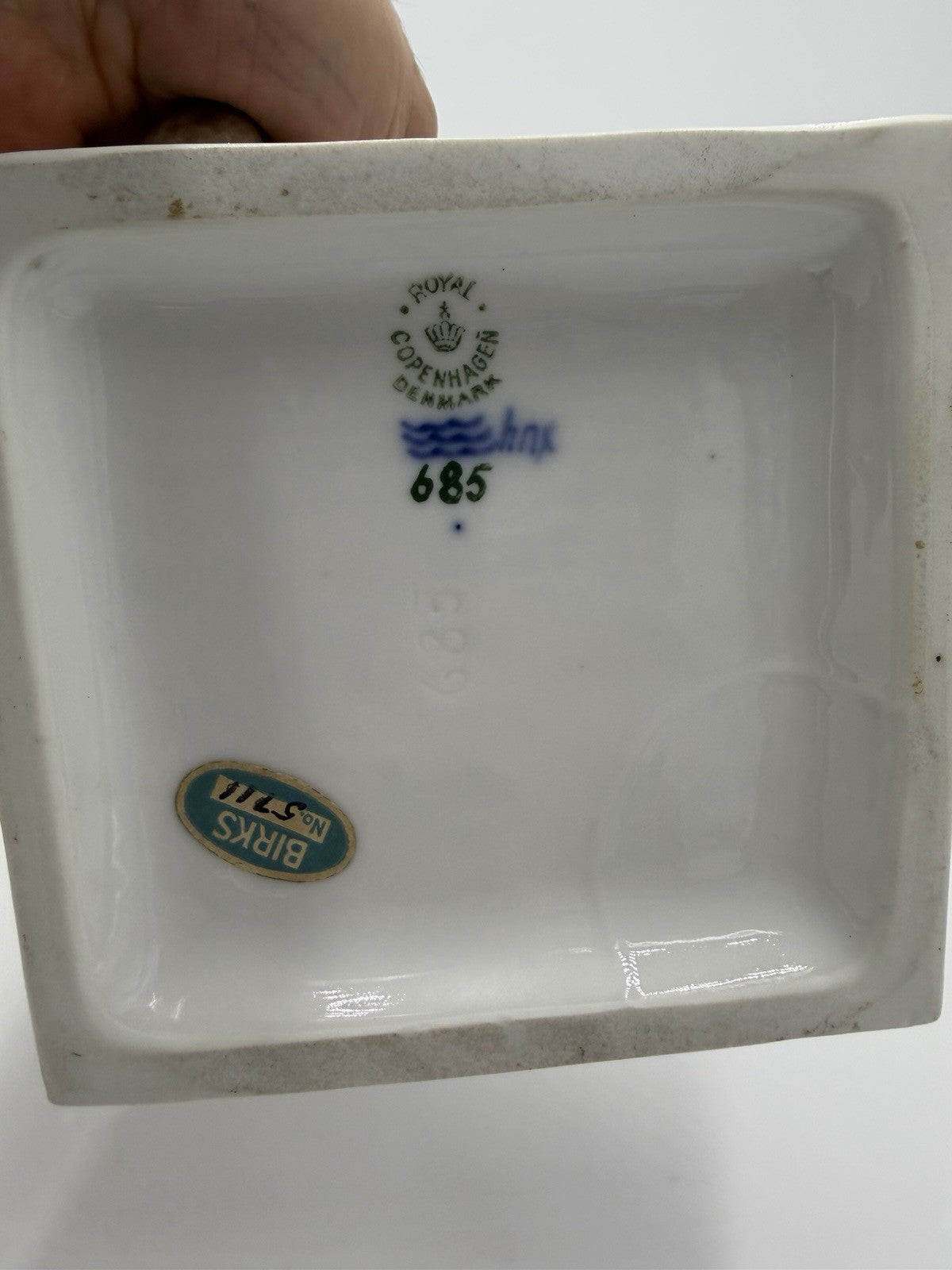 Royal Copenhagen Denmark Porcelain Man W/SCYTHE Figurine 10"H Harvesting