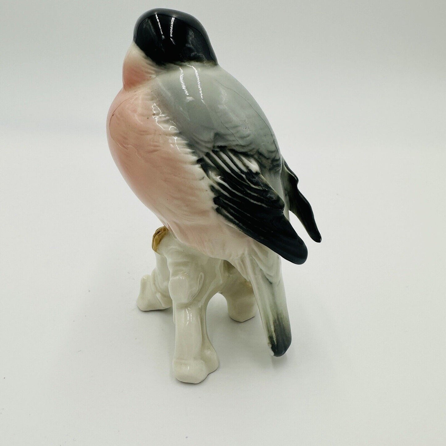 Karl Ens Bird Bullfinch Figurine Germany Antique Porcelain Statue Marked Rare