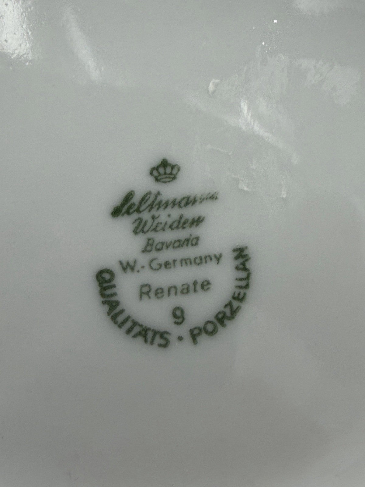 Seltmann Weiden Bavaria W. Germany RAINBOW BLUE Creamer Gravy & Sugar Bowl Set