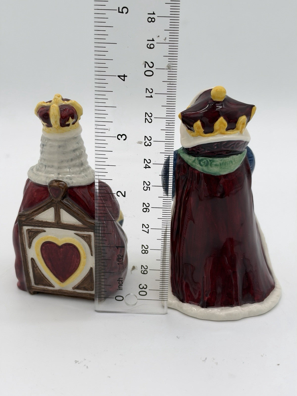 Beswick England Porcelain Alice in Wonderland King & Queen of Hearts Figurines