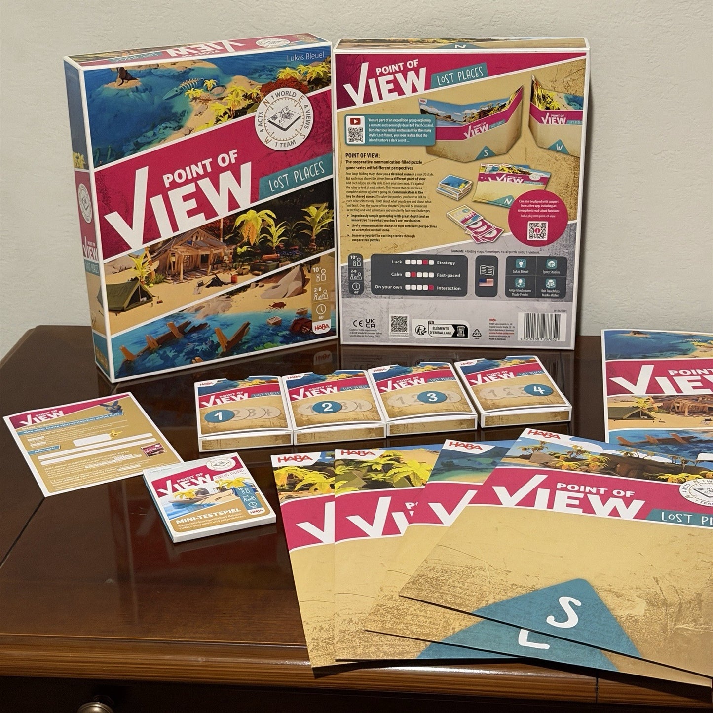 Point Of View Board Game Haba Cooperative Promo Signed