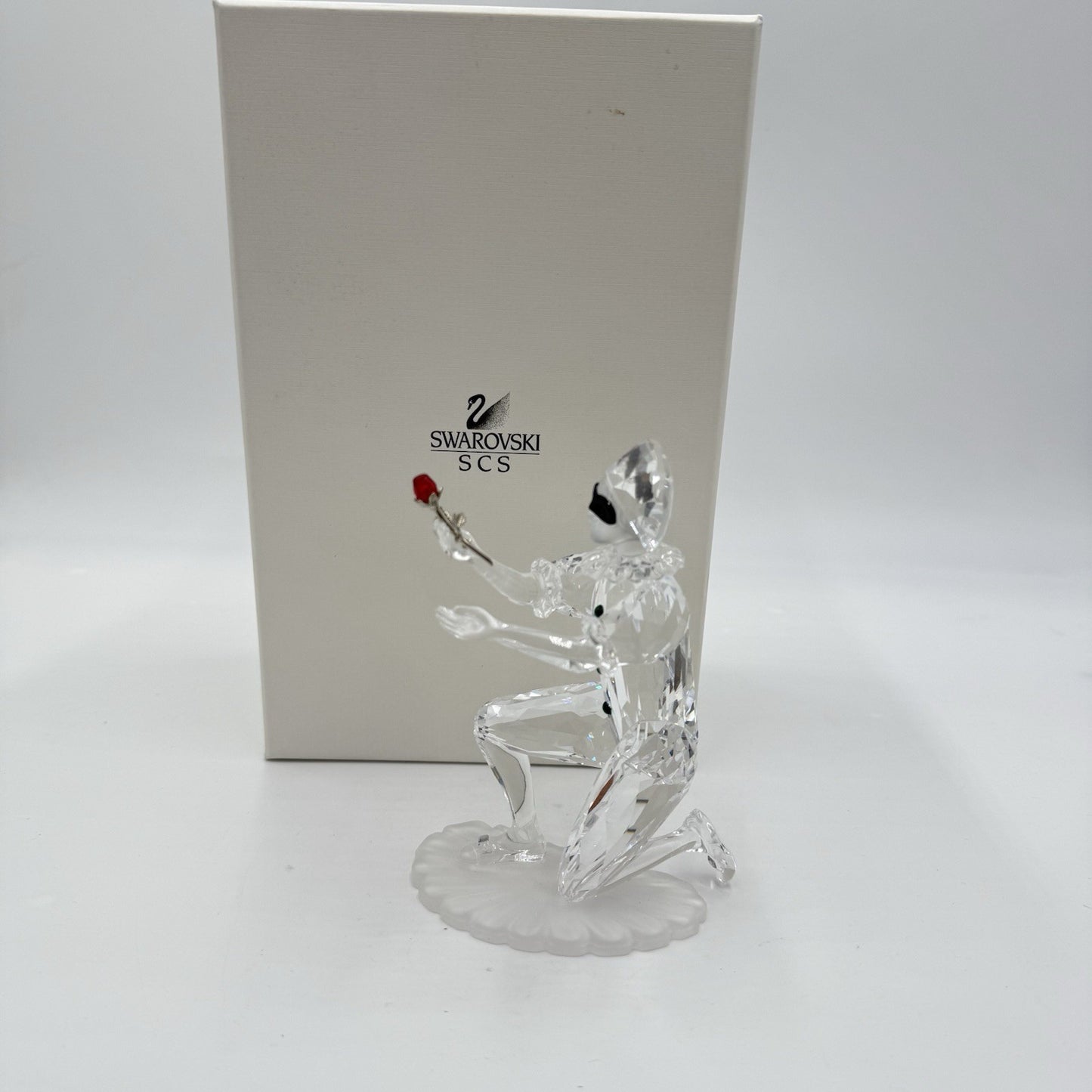Swarovski Crystal Masquerade Harlequin 2001 SCS Annual Edition Austria Figurine