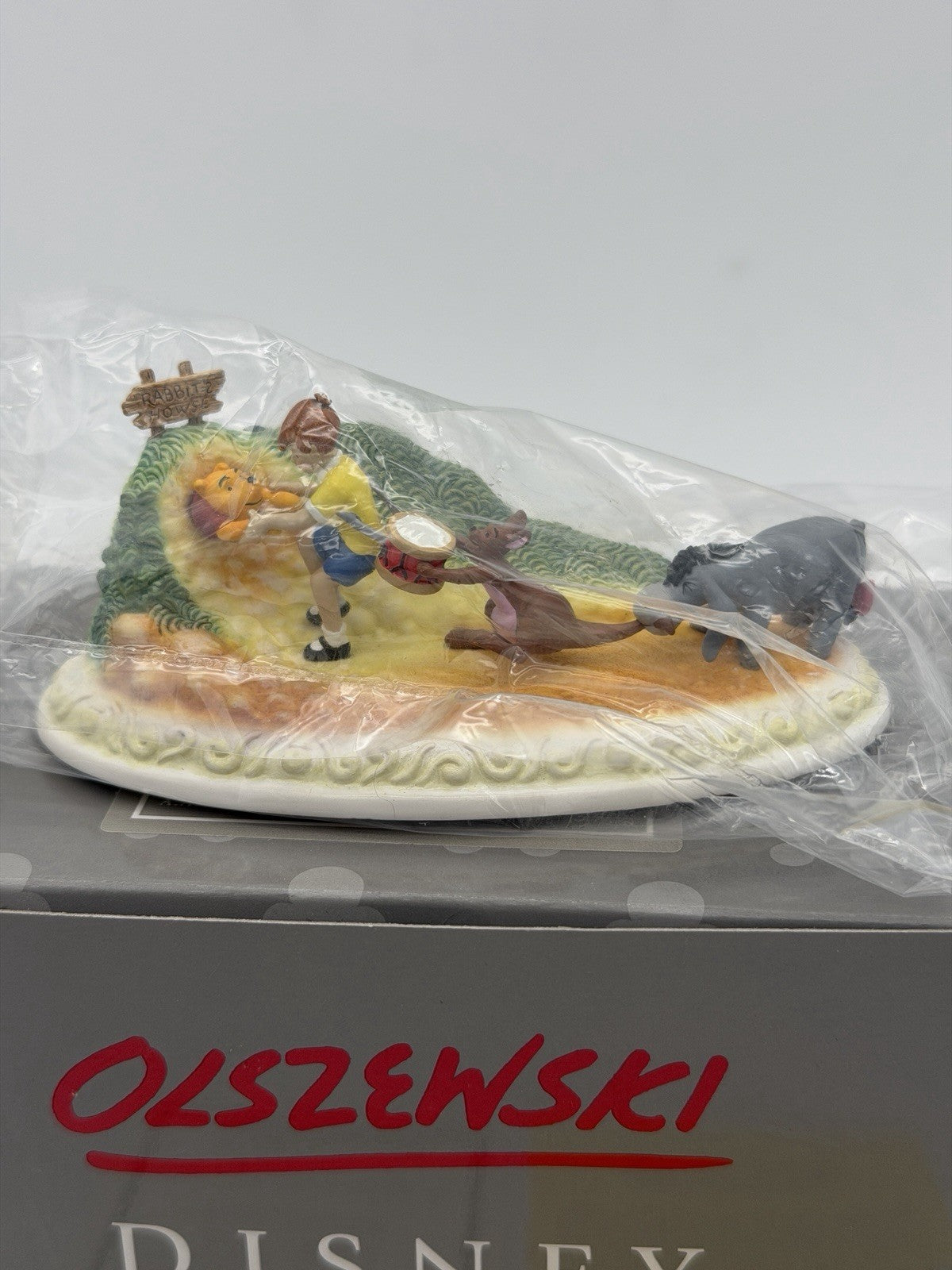 Olszewski Disney Showcase With a Great Heave Ho Winnie Pooh Figurine New/COA