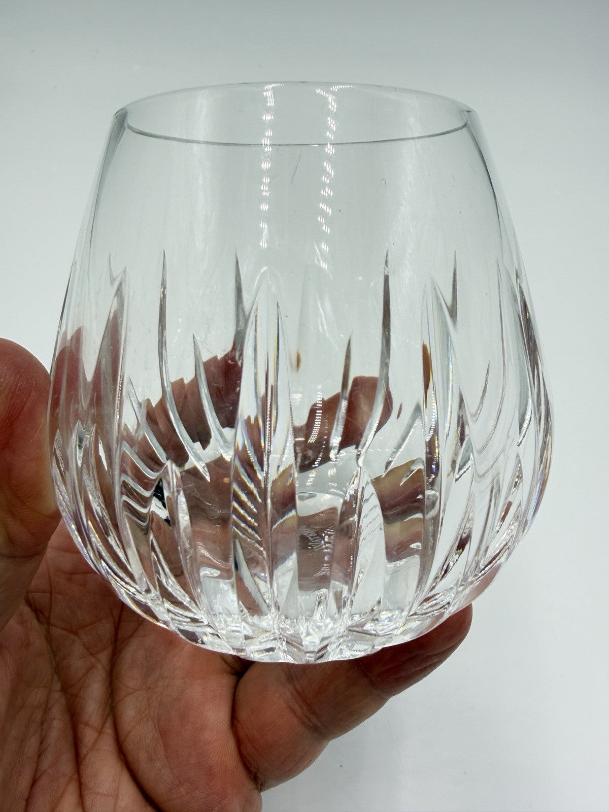 Waterford Crystal Reflections Tea Light Votive Candle Holder 4”H Ireland