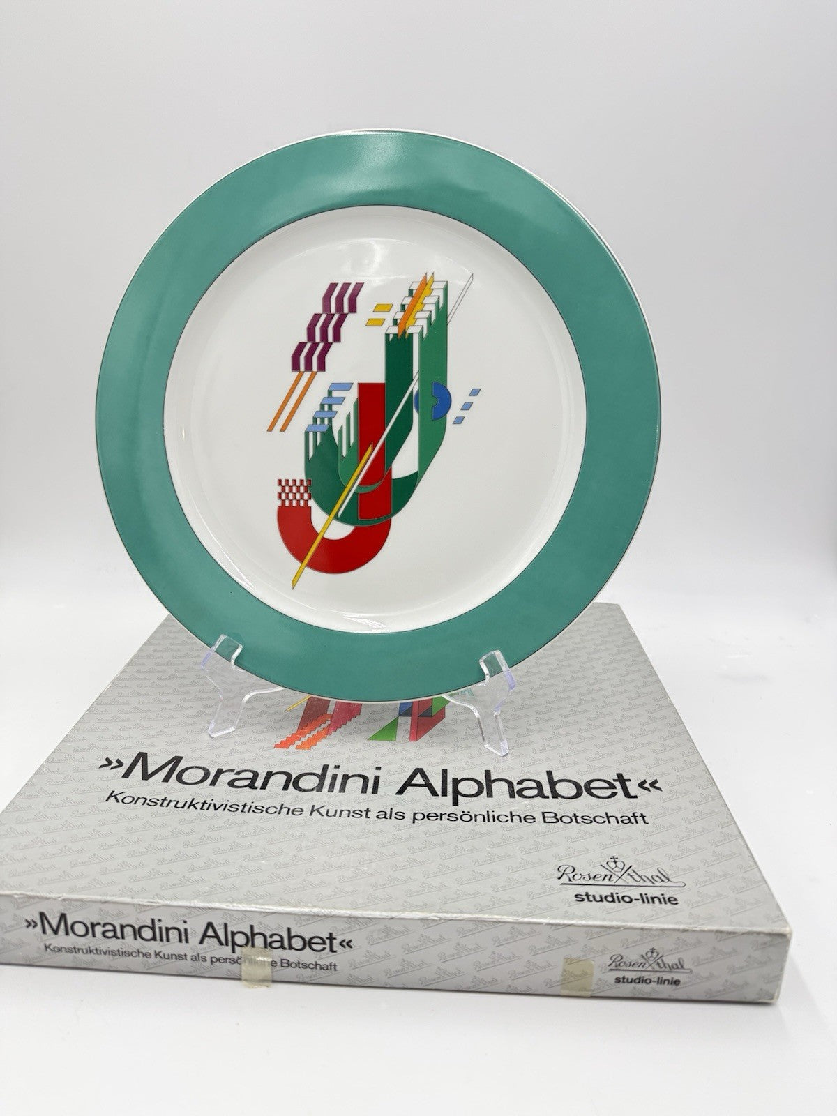 Rosenthal Studio-Line Morandini Alphabet Wall plate Marcello Morandini letter J