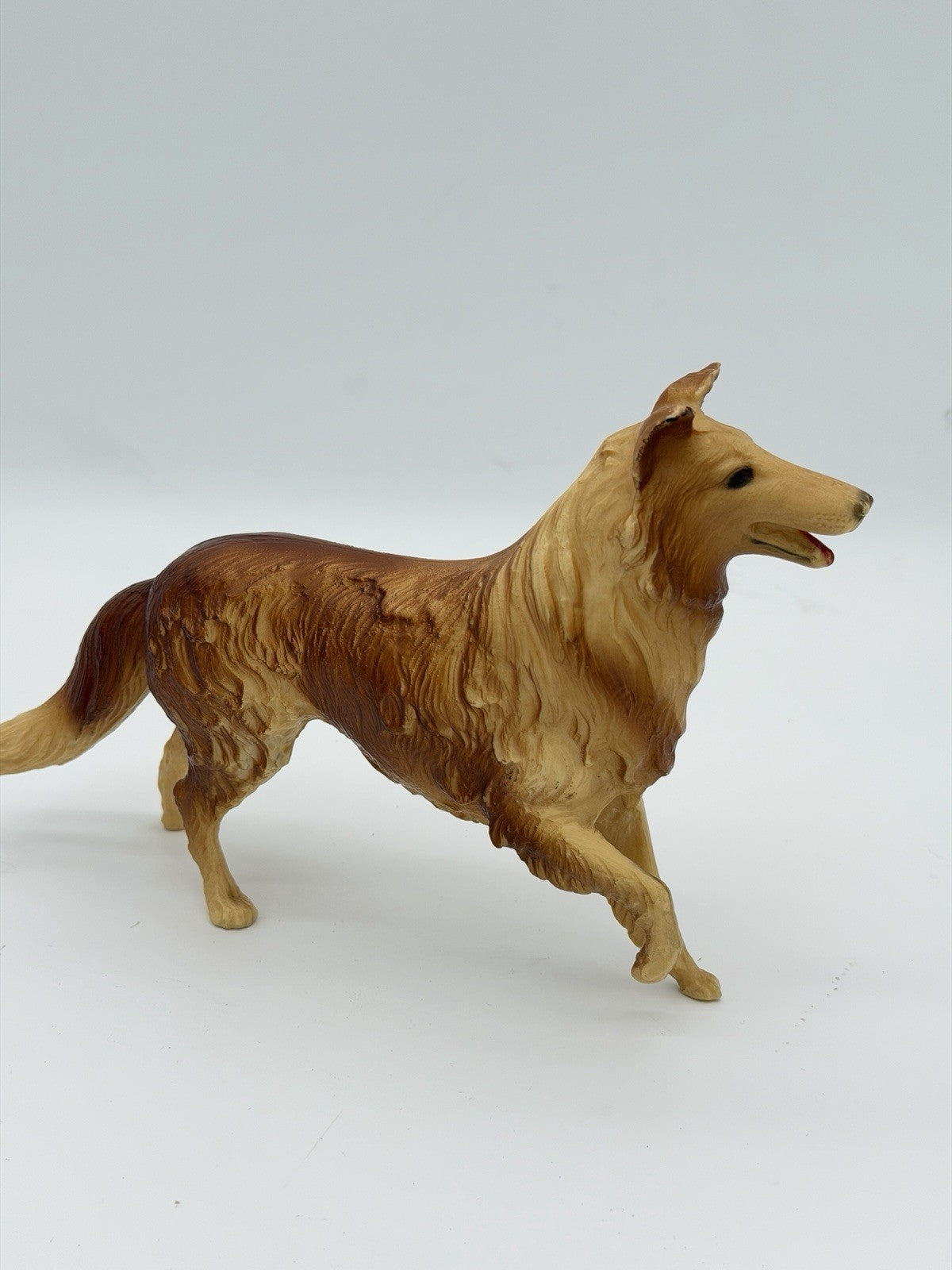 Breyer Lassie dog Collie Vintage 60's Figurine Plastic Model Retired Rare 9x6
