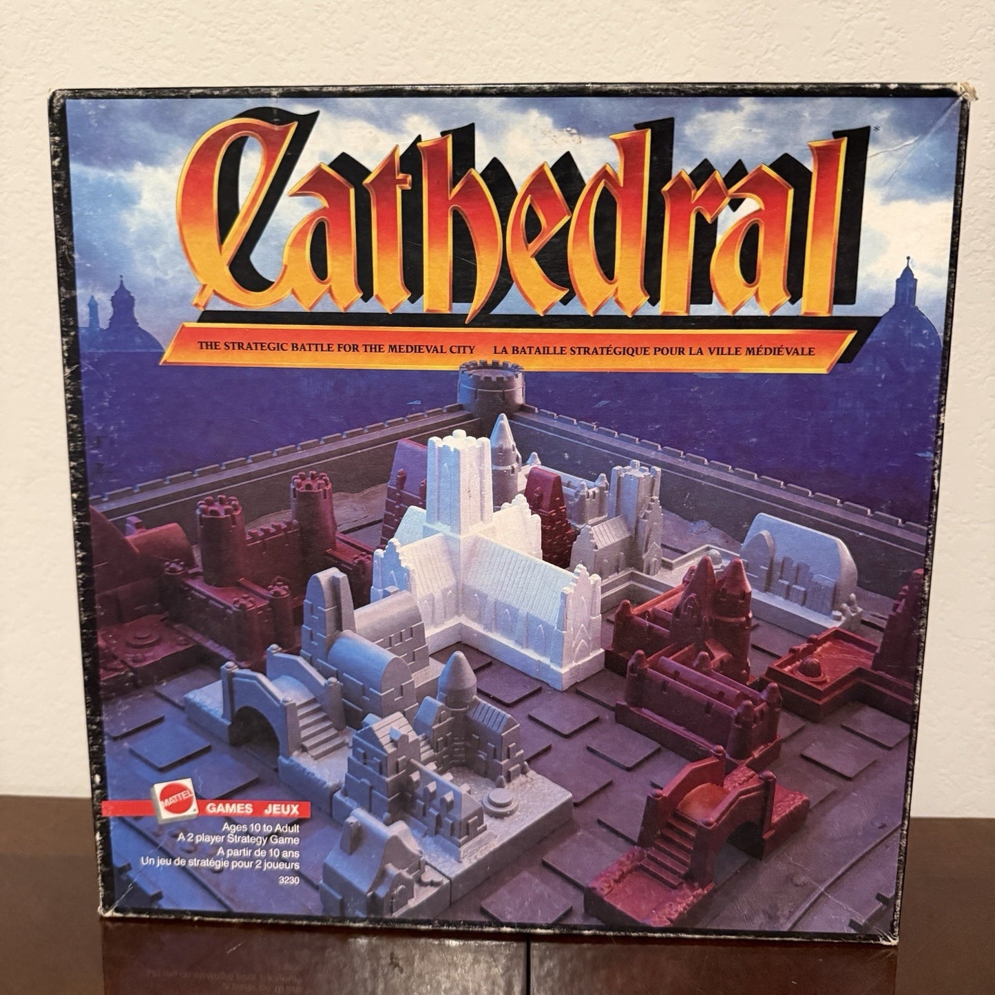 Cathedral Board Game Strategic Battle Medieval City Mattel Complete No Rules
