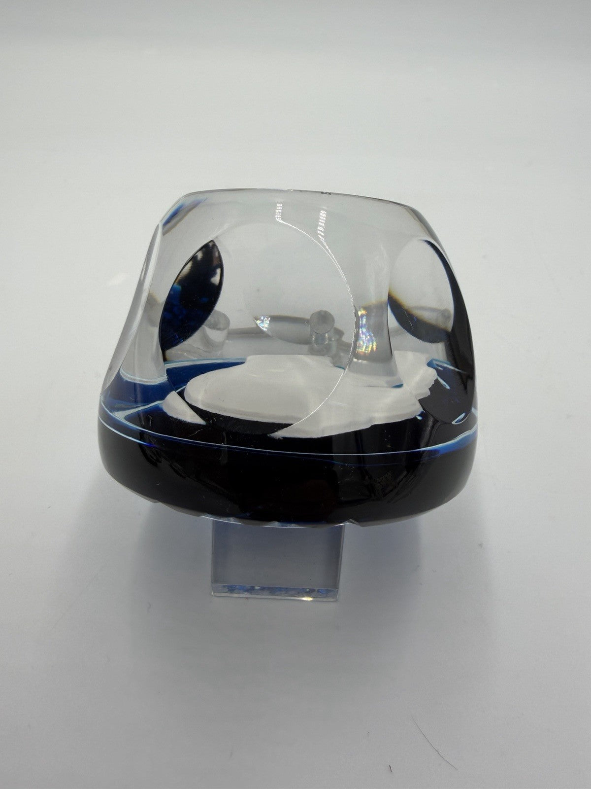 D'ALBRET France  Crystal Blue Faceted SULPHIDE Cameo KING GUSTAV Sweden