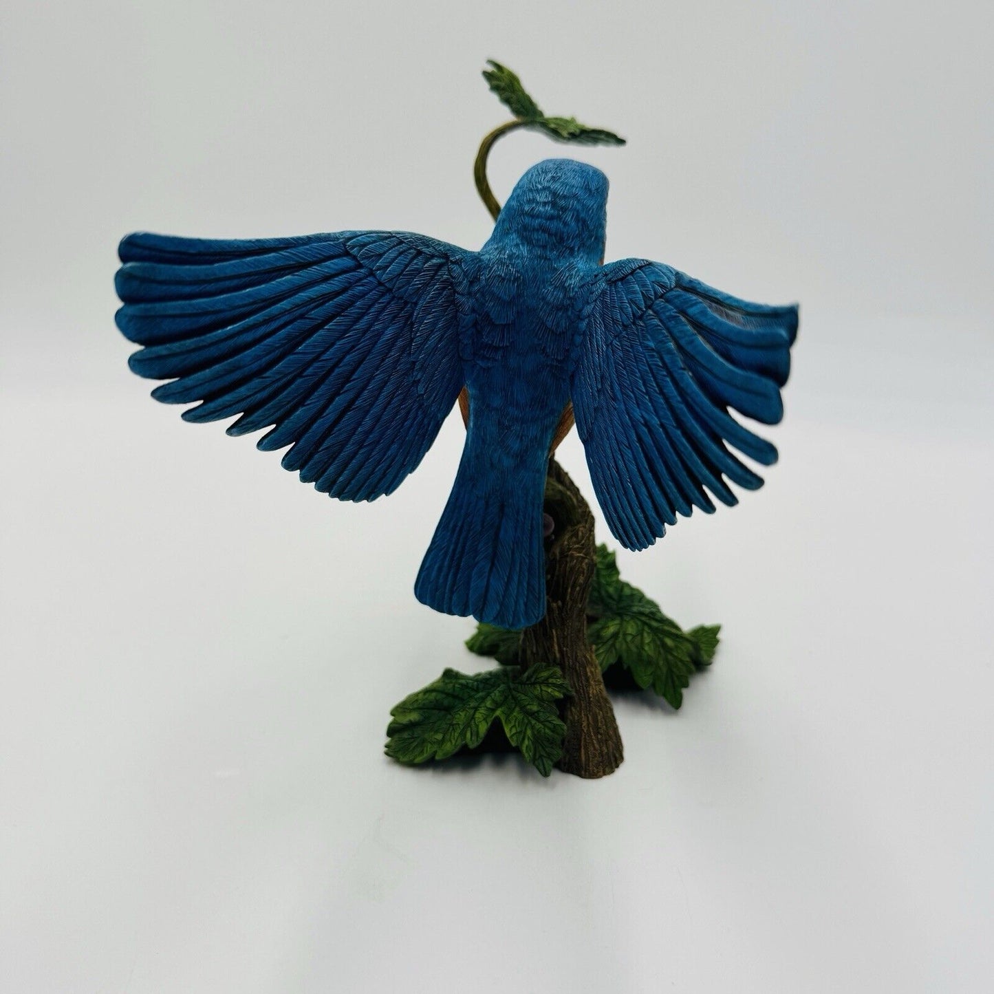 The Danbury Mint Blue Bird The Season's Bounty Figurine By Bob Guge Vintage