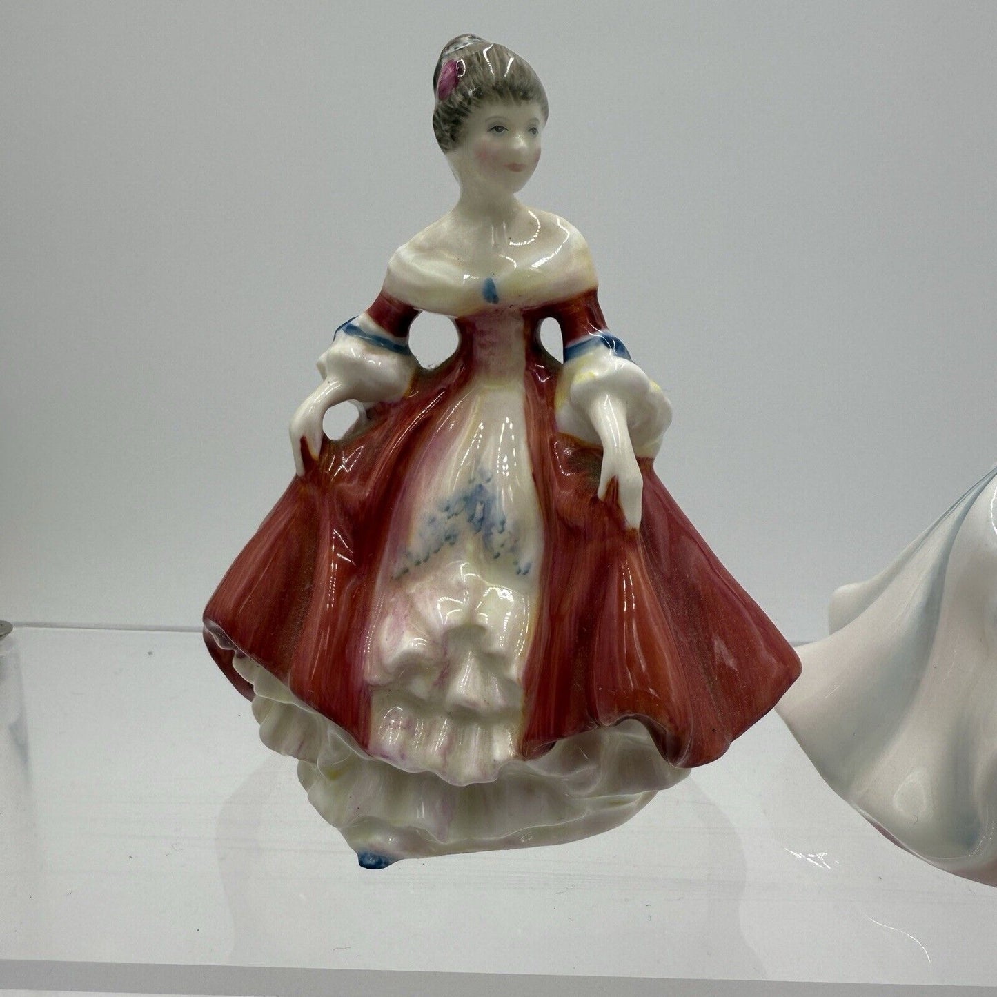 Royal Doulton Southern Belle & Rebecca Porcelain England Figurines Miniatures