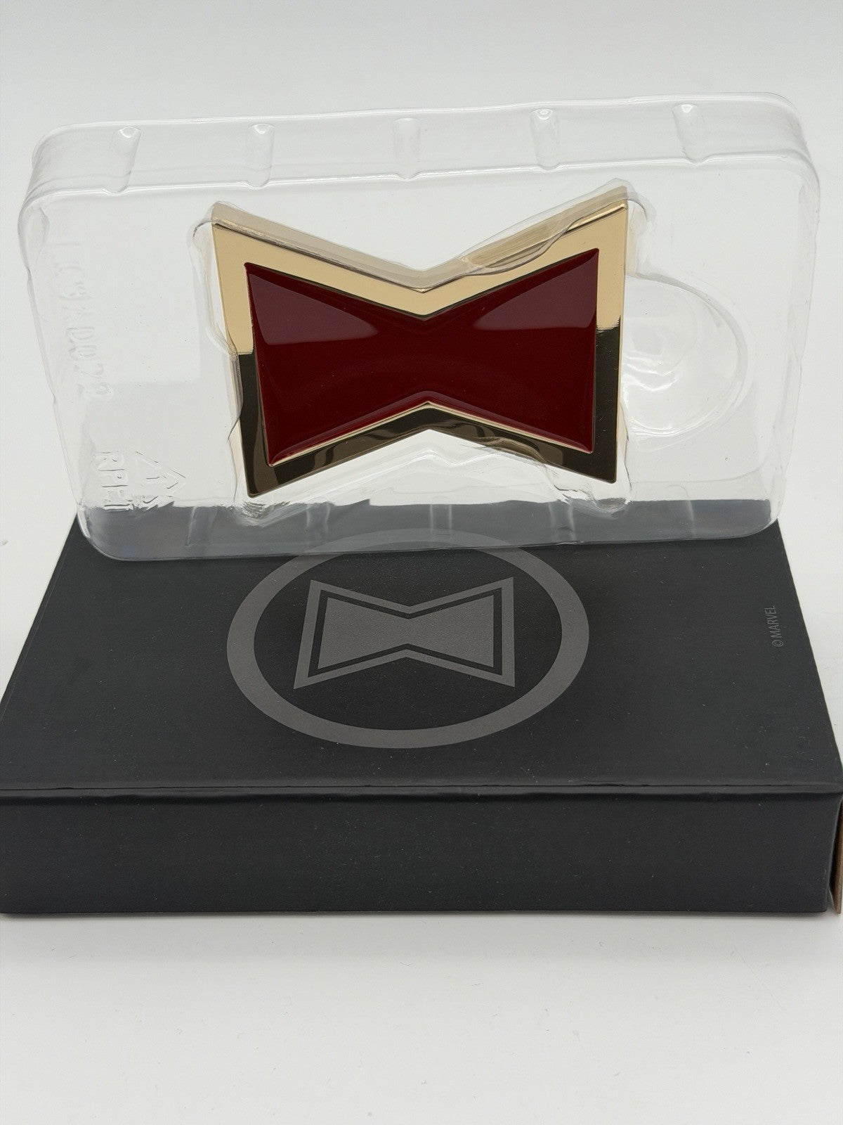 Marvel Avengers Earth Mightiest Collectors Edition Black Widow Belt Buckle Gold