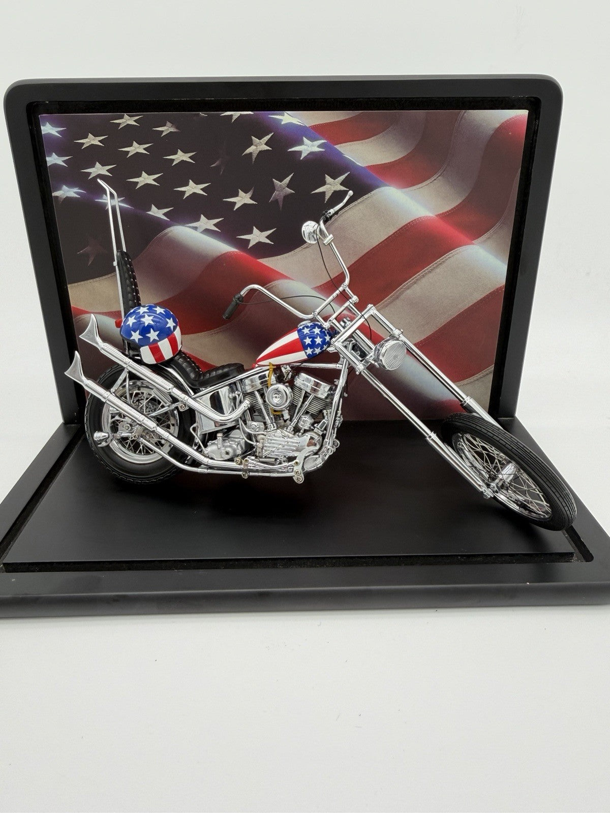 Franklin Mint Harley-Davidson 1969 Easy Rider 1:10 Scale Diecast (flawed Rims