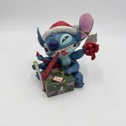 Disney Showcase Traditions Bad Wrap Lilo Figurine Christmas 5in Jim Shore