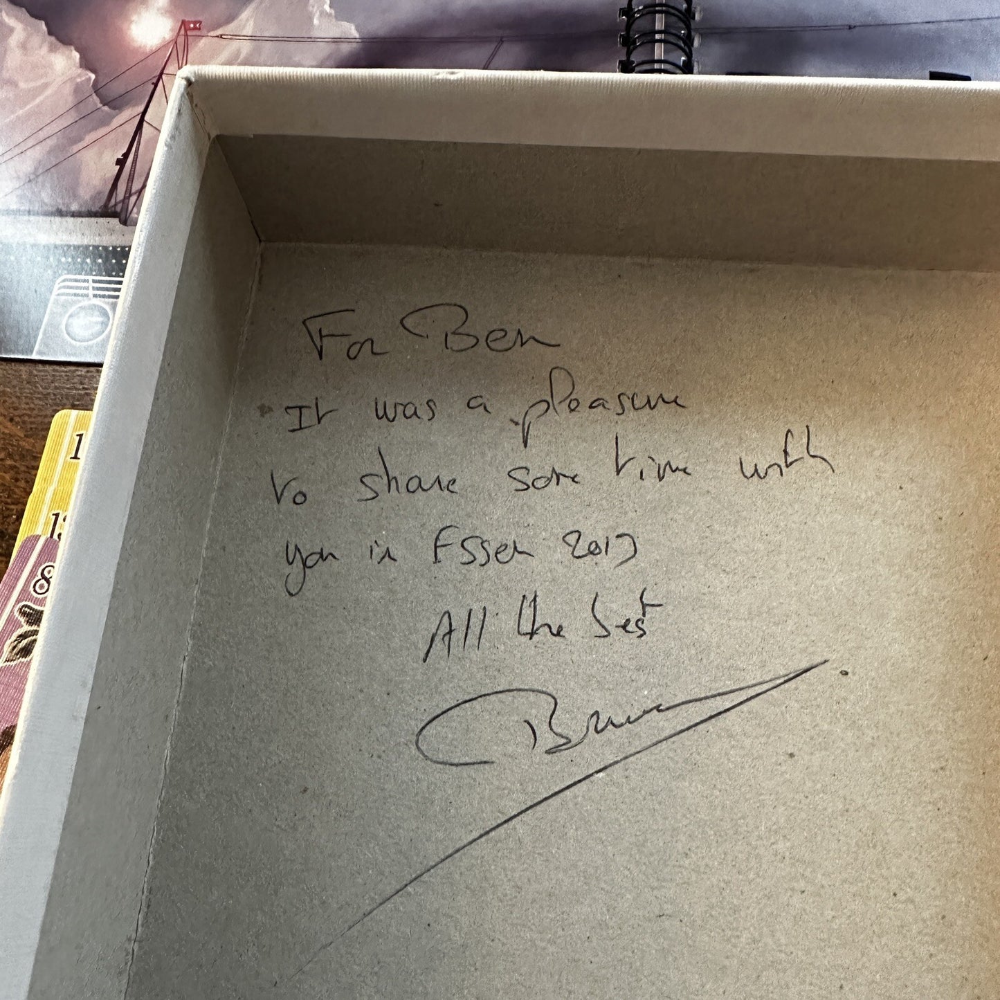 Ludonaute S.O.S. Titanic Board Game Personal Autograph Bruno Cathala Essen