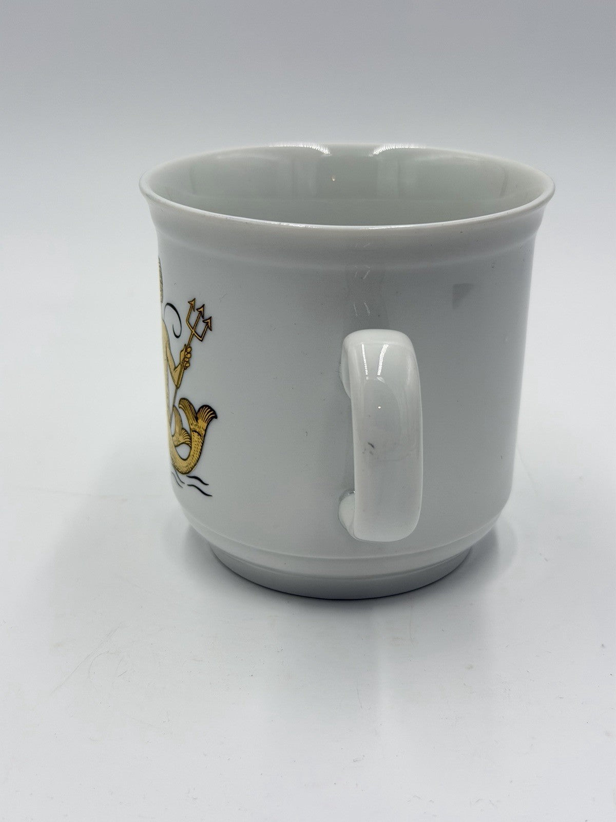 Schumann Arzberg Aquarius Bavarian Porcelain Zodiac Signs #21 Coffee Mug Vintage