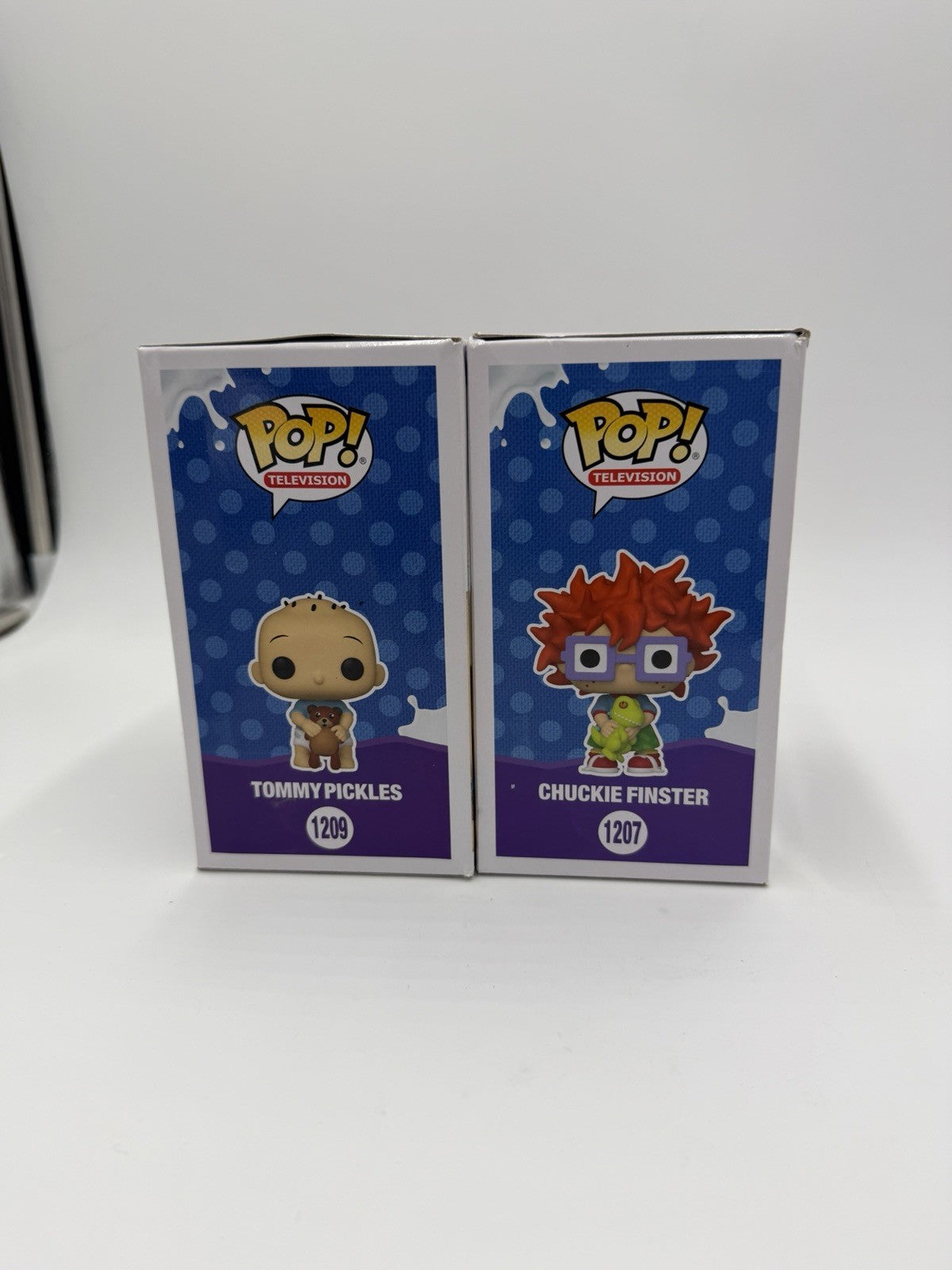 Funko Pop TV Nickelodeon RUGRATS #1209 TOMMY PICKLES  & CHUCKIE FINSTER #1207