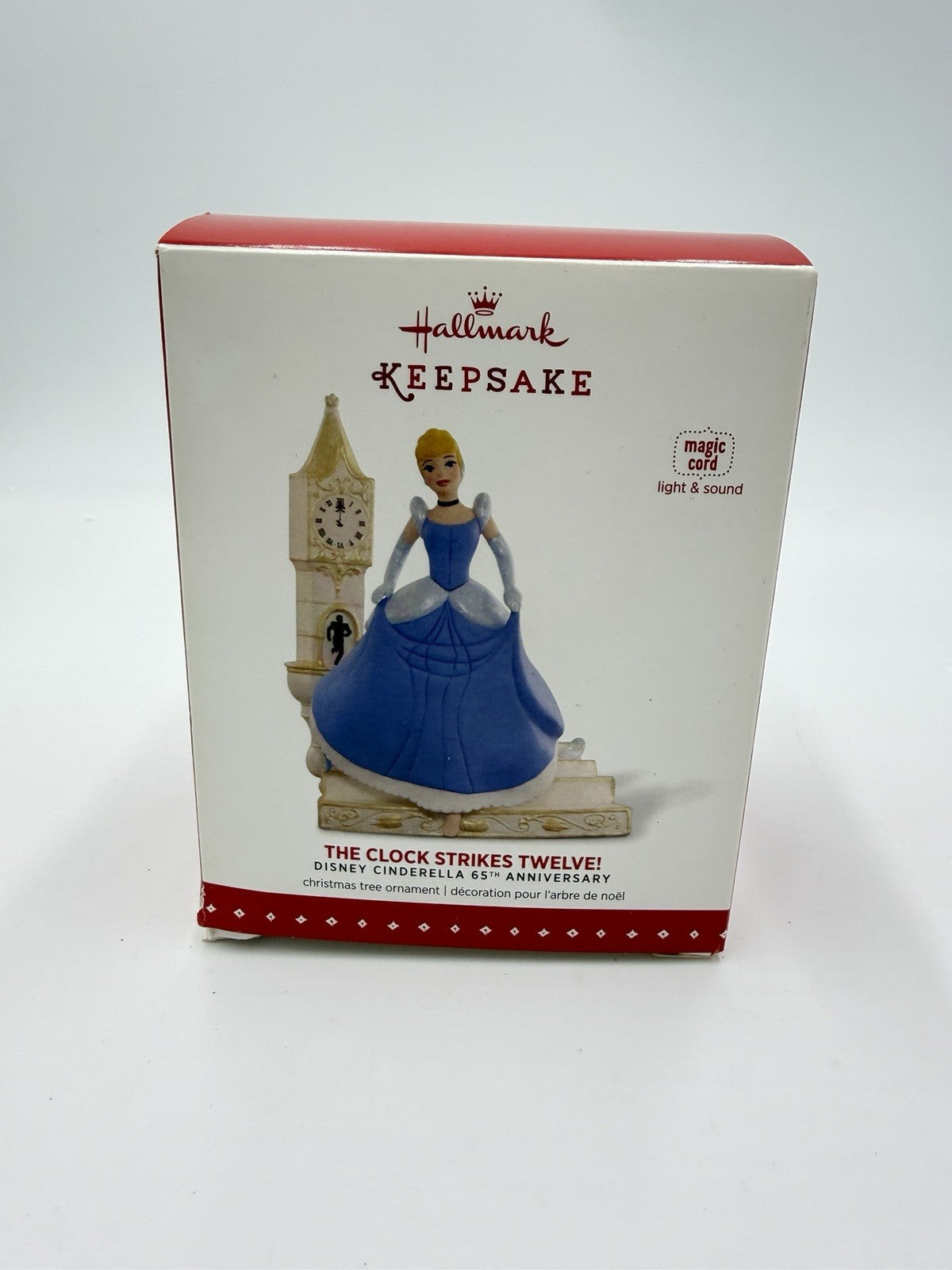 Hallmark Disney 65th Anniversary Cinderella The Clock Strikes Twelve Ornament