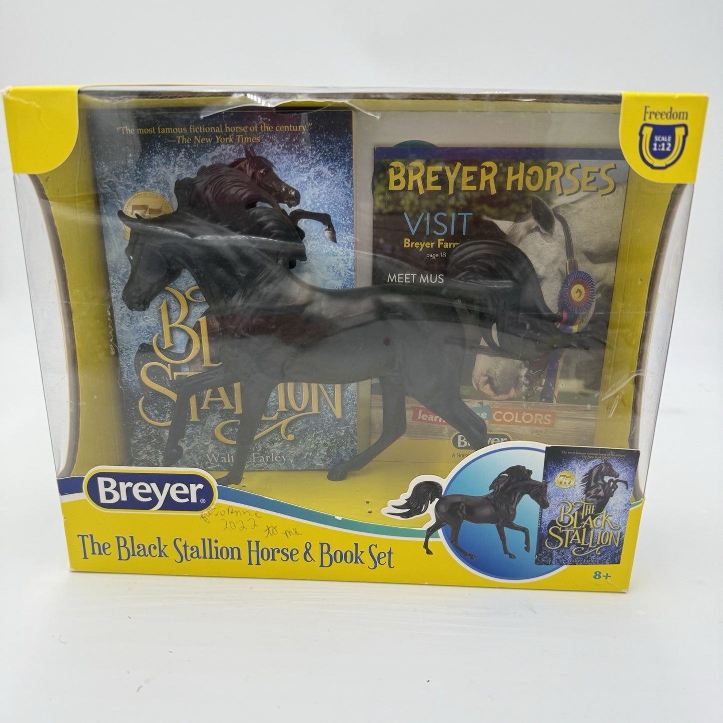 Breyer Classic The 75th Anniversary Black Stallion Horse and Book Set Scale 1:12