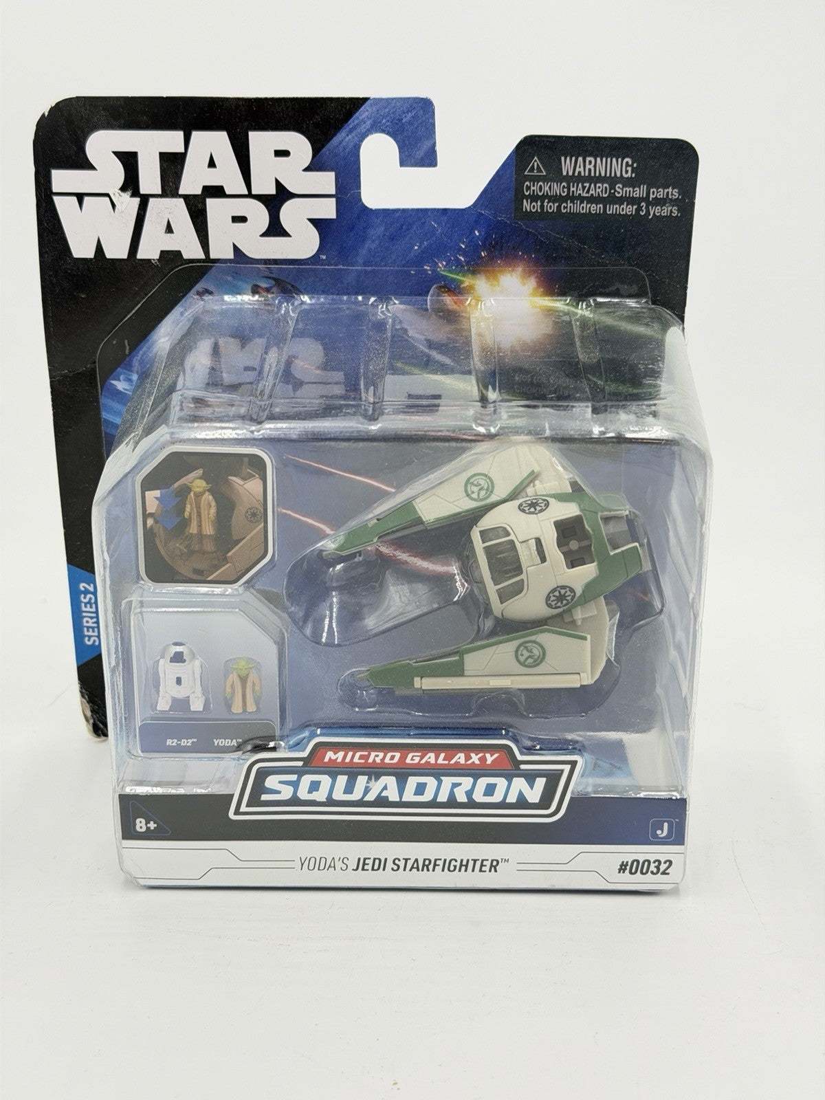 Star Wars Micro Galaxy Squadron Yoda's Jedi Starfighter - Series 2 (A)