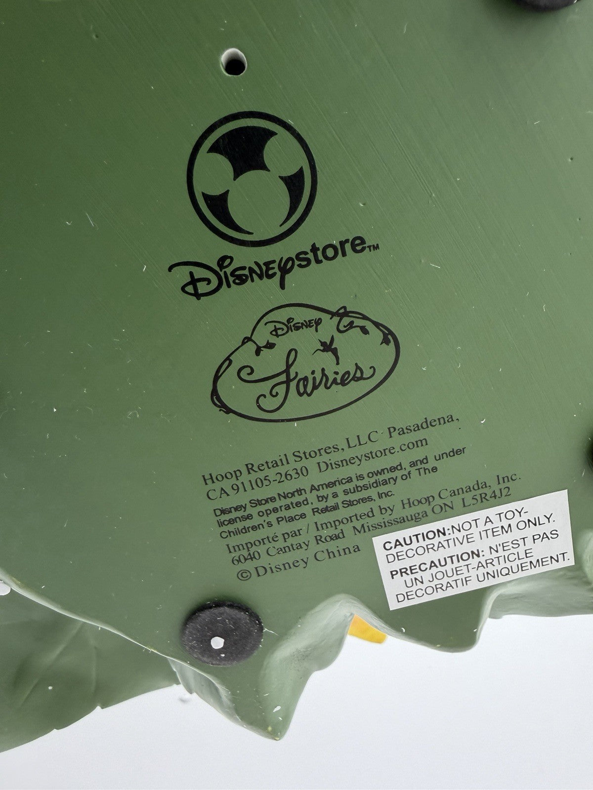 Rare Disney Store Tinkerbell Sunflower Bird Bath Resin Large Home & Garden Boxed