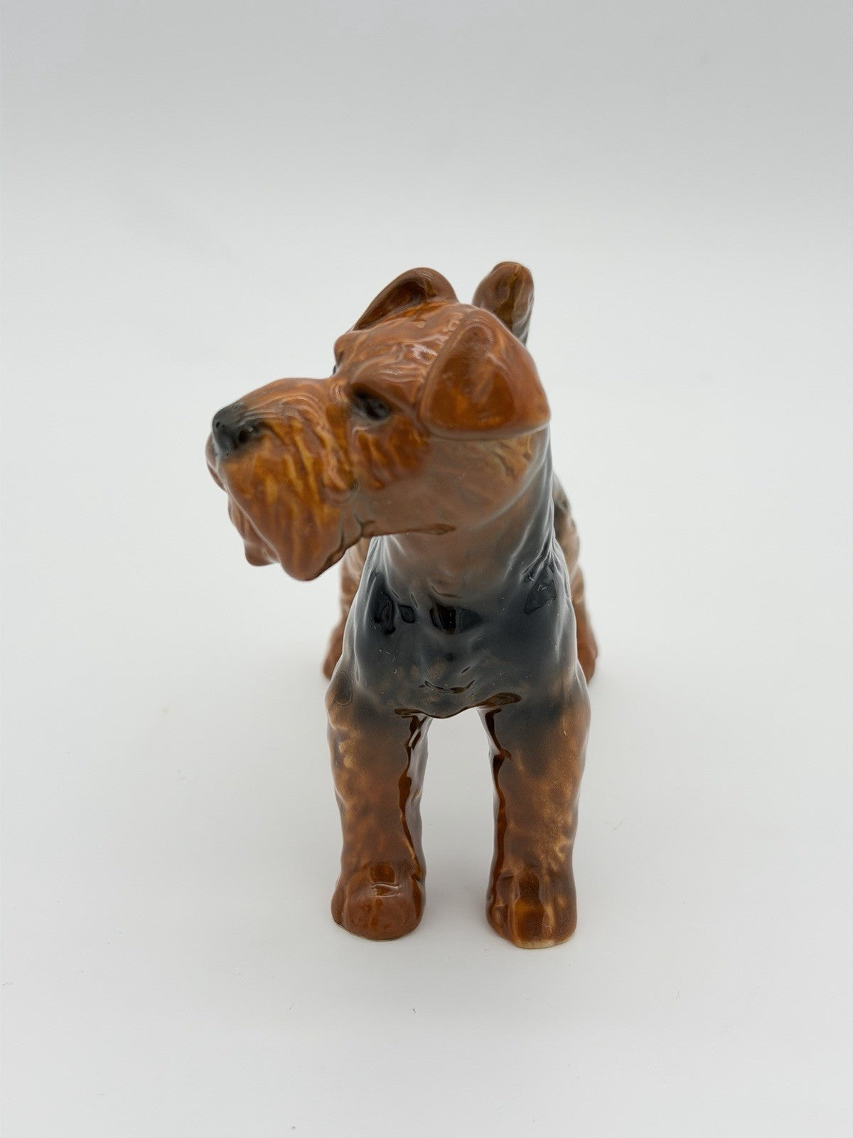 Goebel Germany Porcelain Scottish Terrier Dog 4” Dog Painted Figurine Vintage
