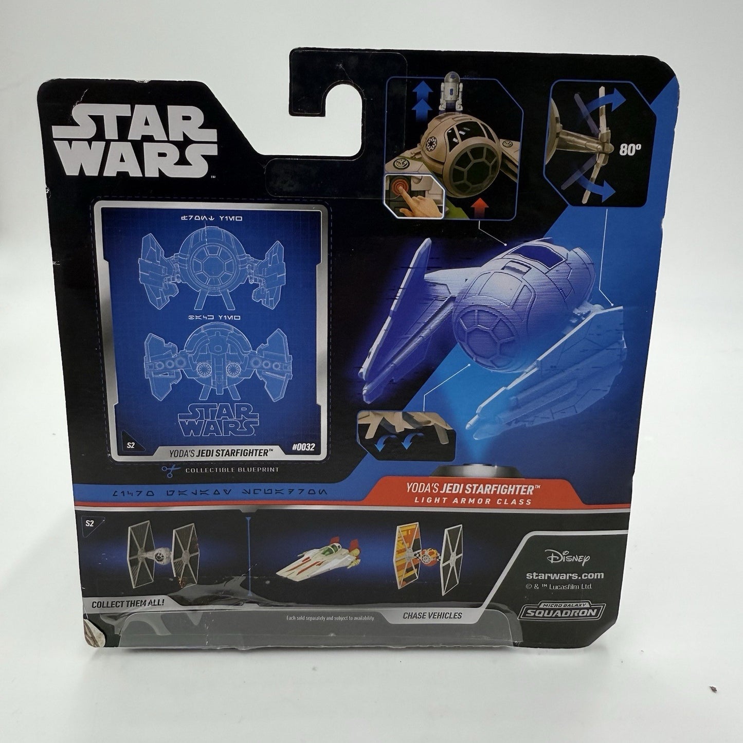 Star Wars Micro Galaxy Squadron Yoda's Jedi Starfighter Series 2 #0032 Miniature