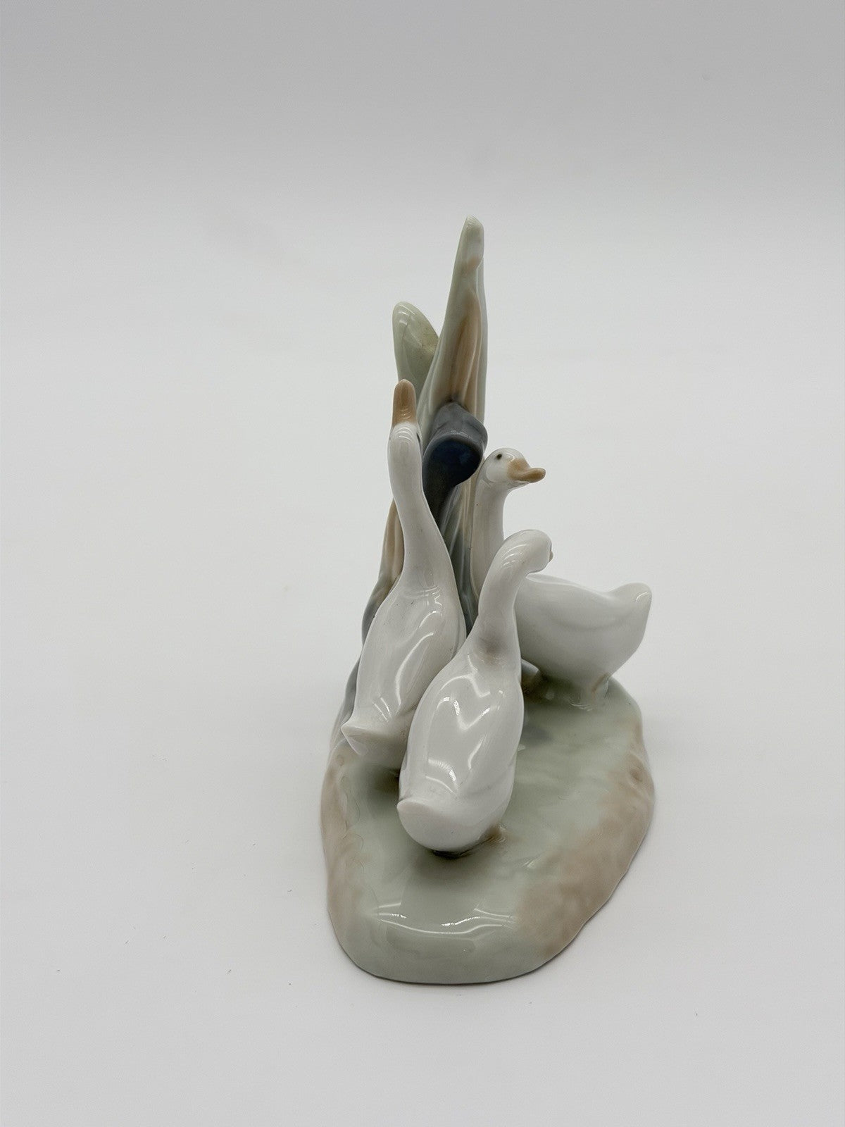 NAO by Lladro Spain Porcelain Three Geese /ducks Painted Vintage Figurine 4 1/2"