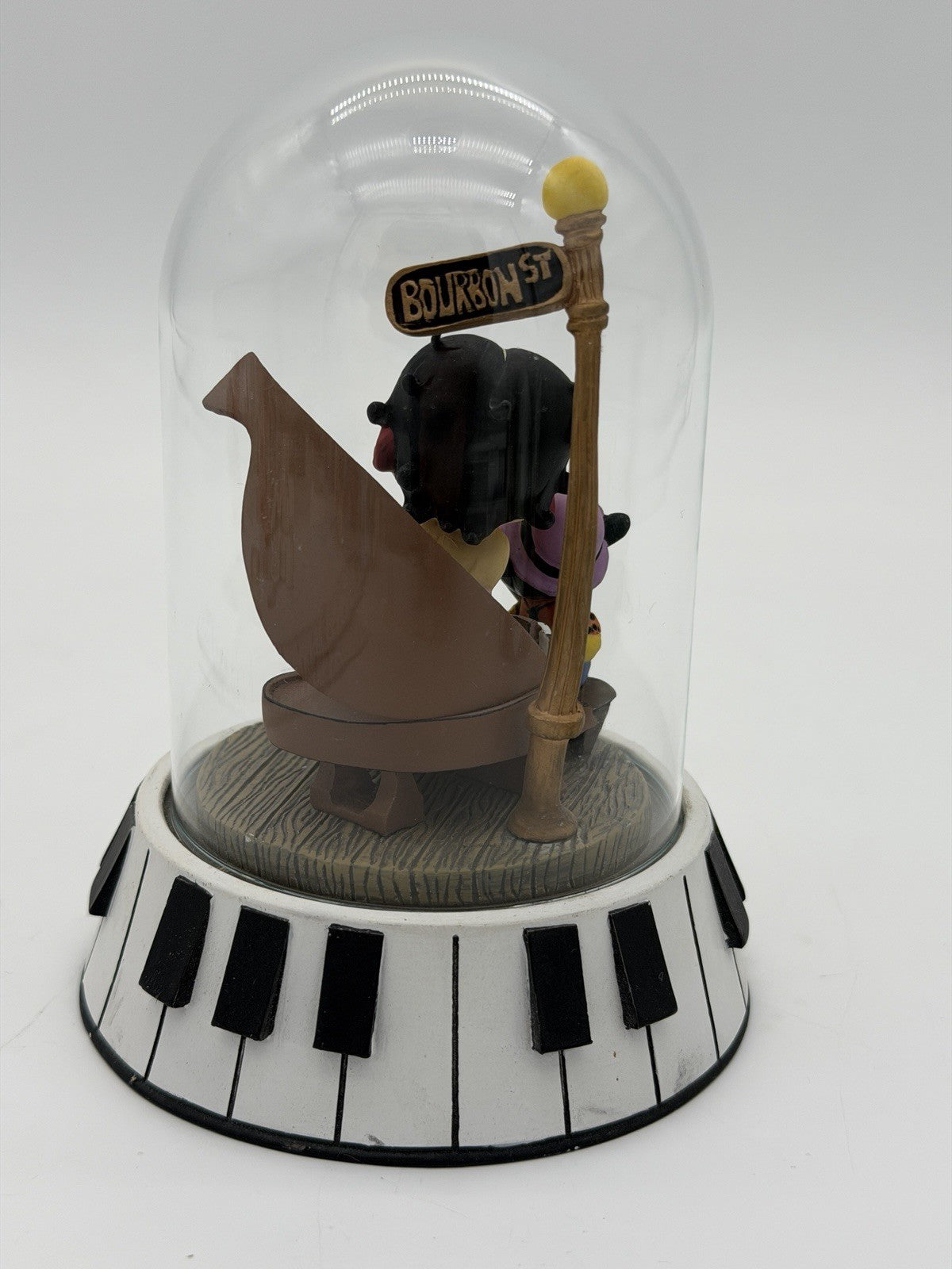 Franklin Mint Betty Boop BOURBON STREET Glass Dome 1995 Figurine 5” Vintage