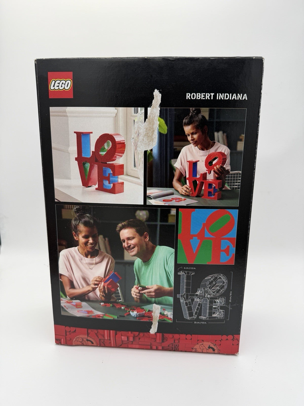LEGO Art LOVE Collectible Building Set, Home Decor and Couples Gift Idea 31214