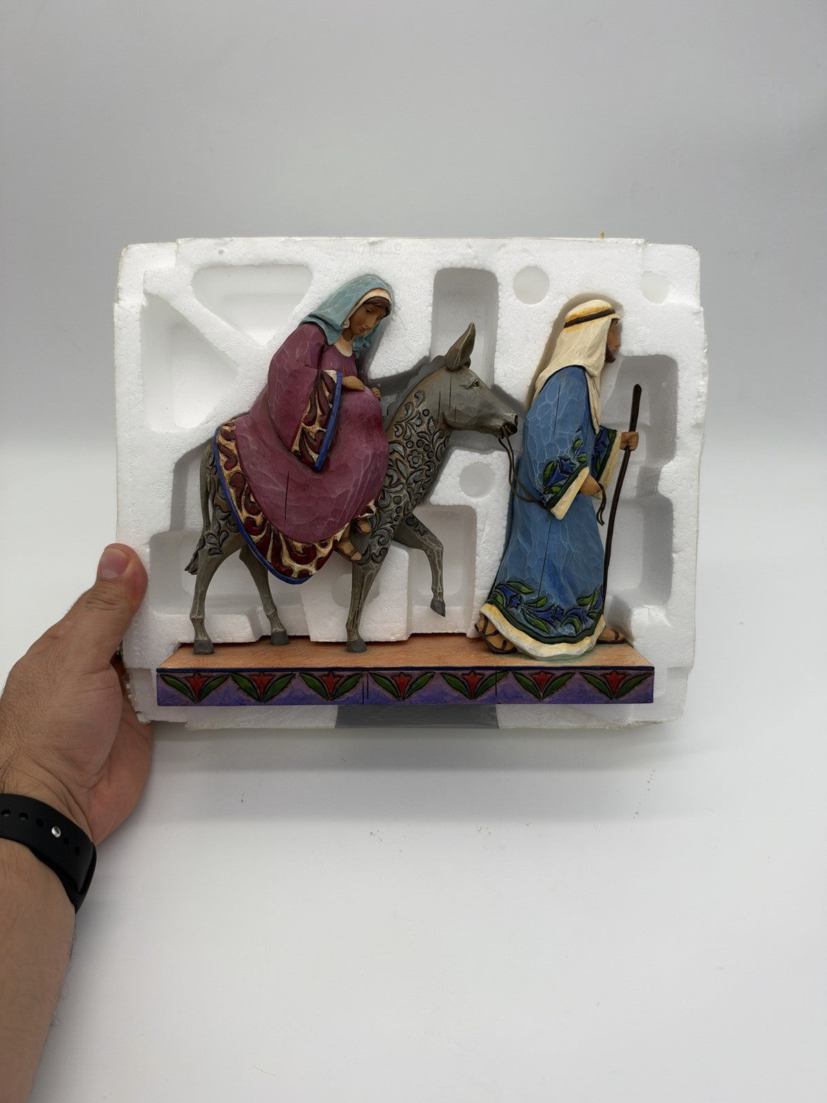 Jim Shore The Journey That Changed World Mary Joseph Donkey Figurine 2007
