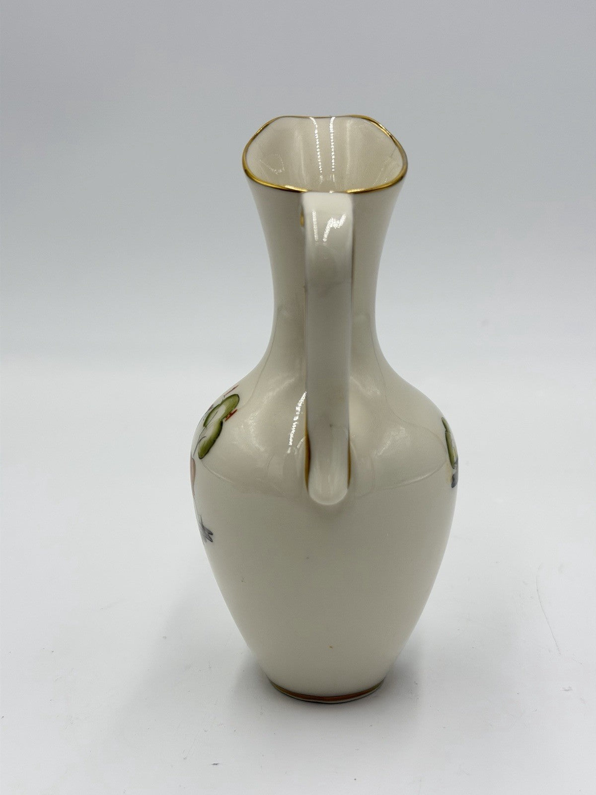 Vintage Lindner Porcelain Kueps Bavaria Germany Pitcher 5” Horseback Ride