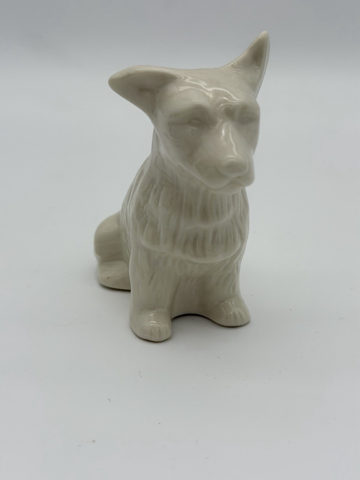 Belleek Ireland Porcelain DOG SCOTTISH TERRIER 3" Brown Mark Figurine