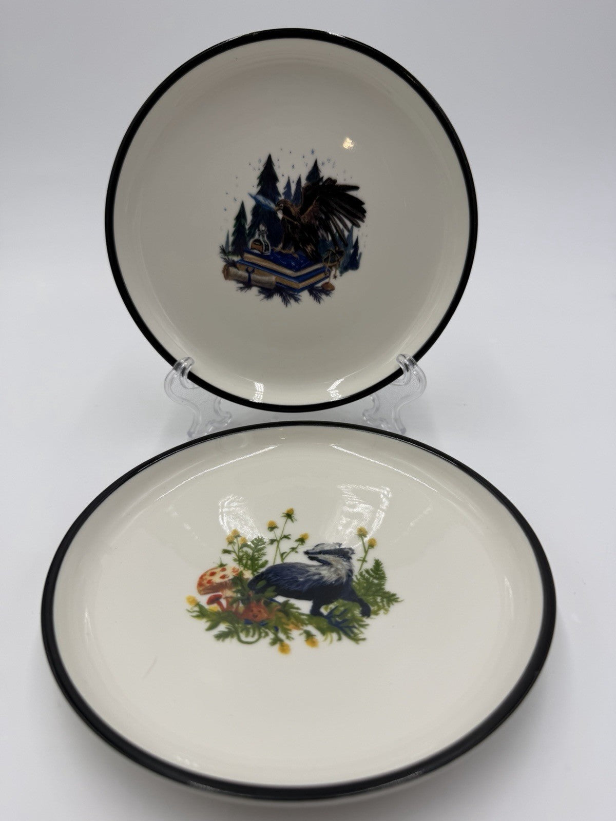 Cara Kosik Wizard House Plates Harry Potter 6” Ceramic 2 PCs