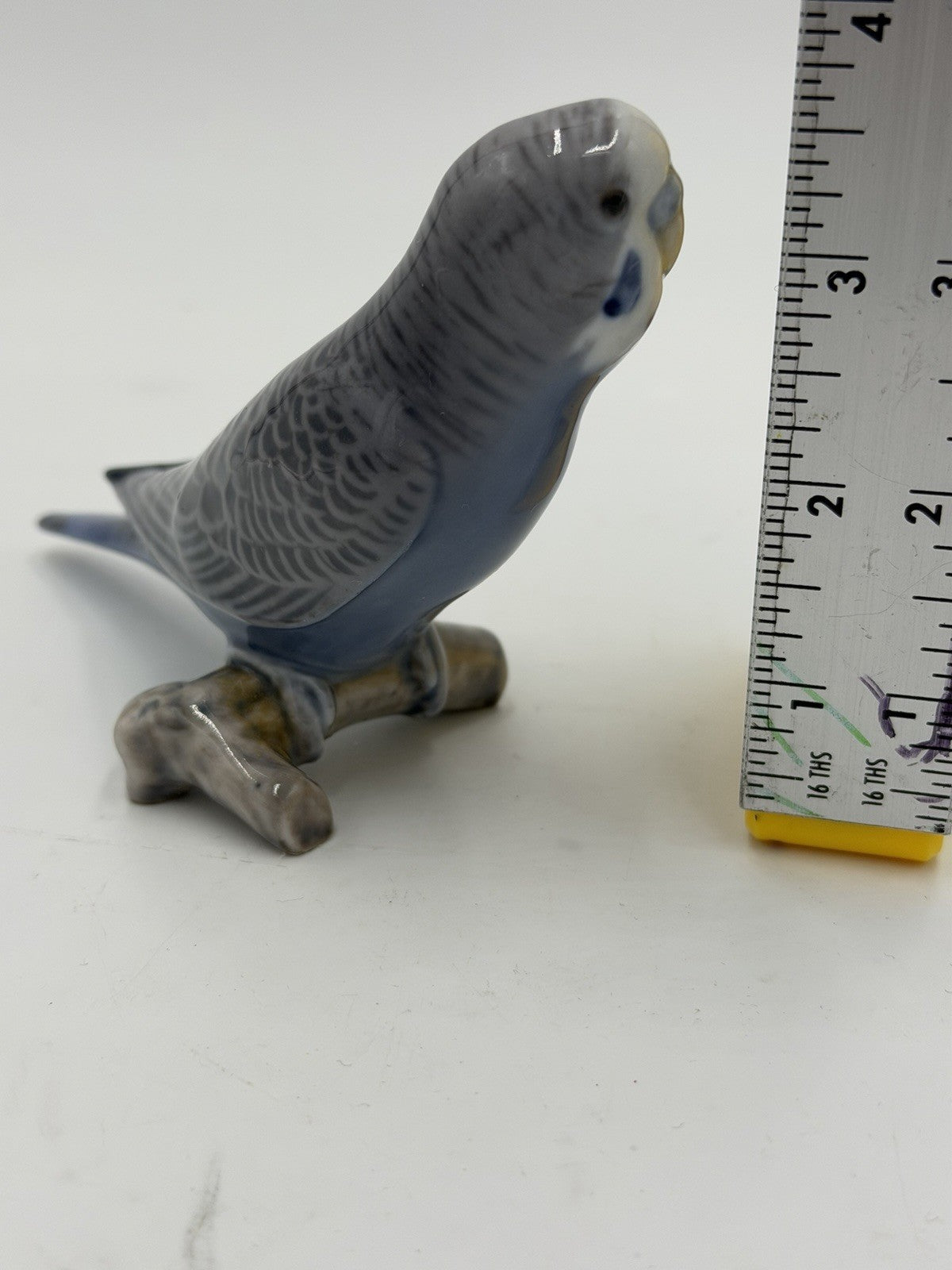 Bing and Grondahl Budgerigar Parakeet 457 Jespersen Porcelain Figurine Denmark