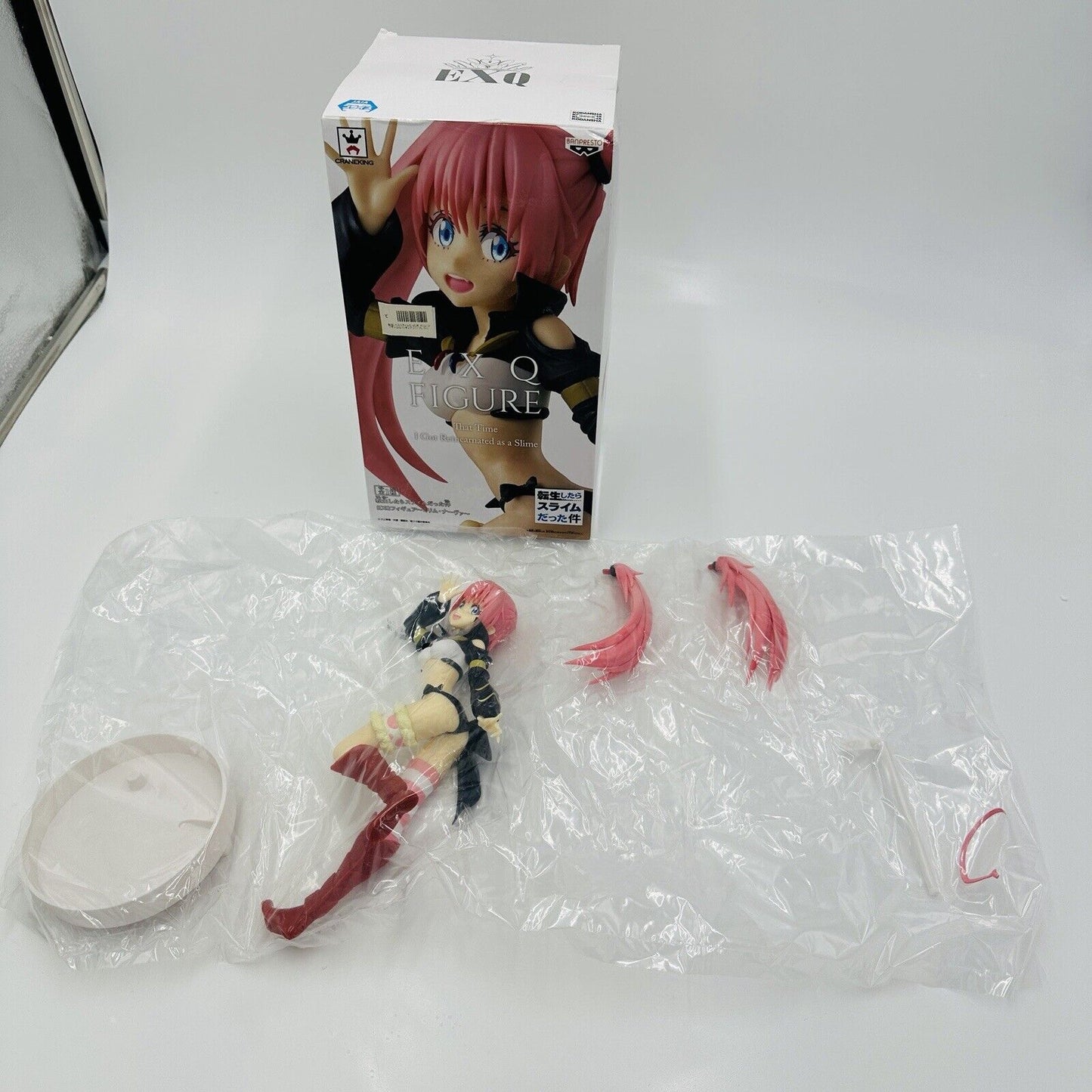 Banpresto Figurine That Time I Got Reincarnated As A Slime Exq Pink Doll 9.5in H