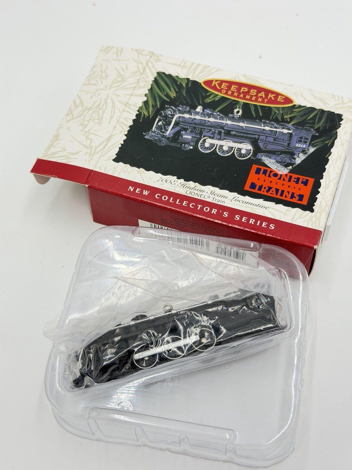 Hallmark Keepsake Lionel Train Hudson Steam 700E Locomotive Ornament Diecast