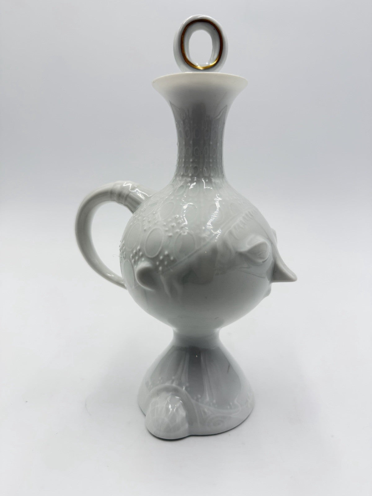 Rosenthal Studio Line Romance Bjorn Wiinblad Face Head Cruet Oil Vinegar Pitcher