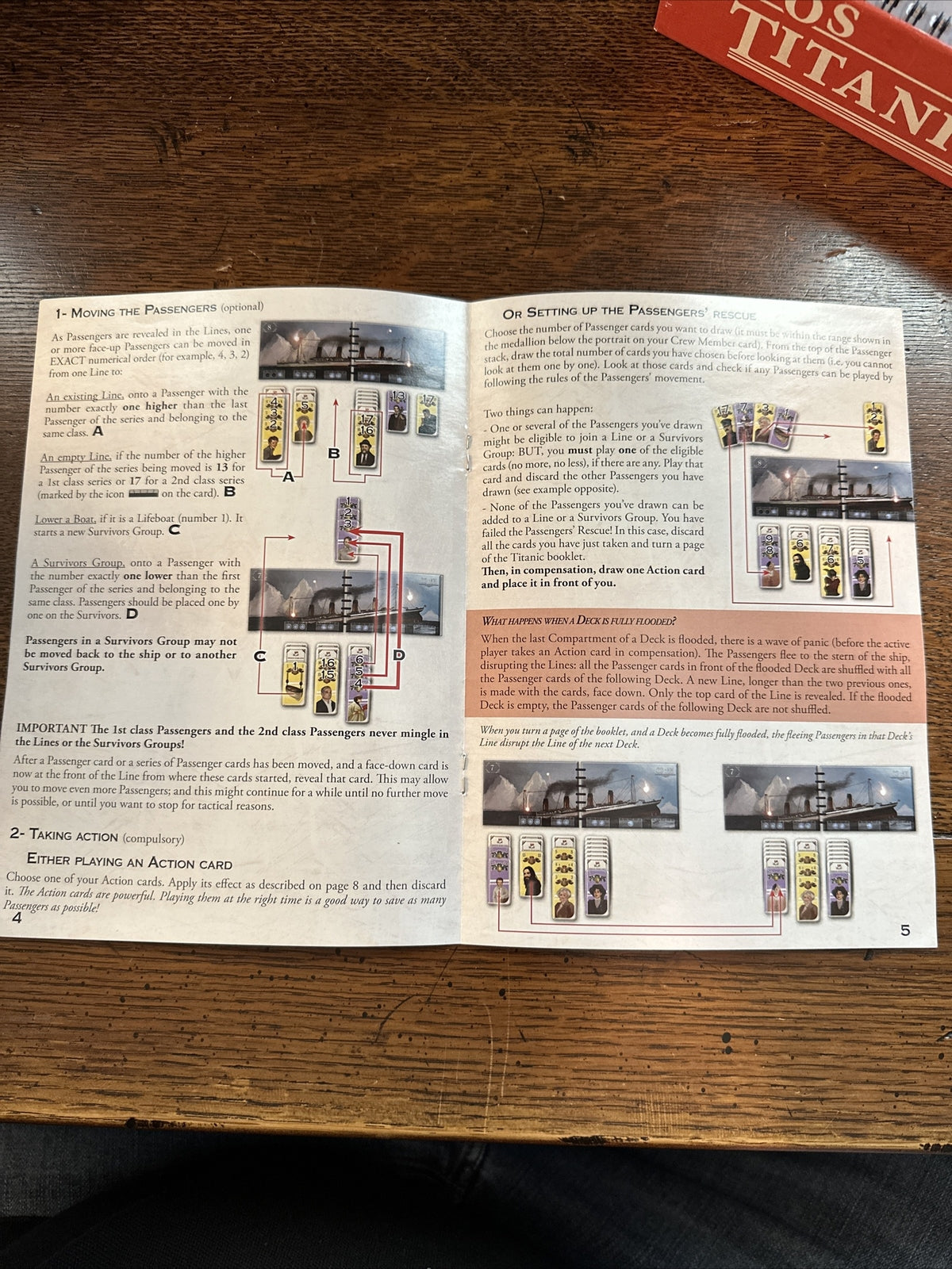 Ludonaute S.O.S. Titanic Board Game Personal Autograph Bruno Cathala Essen