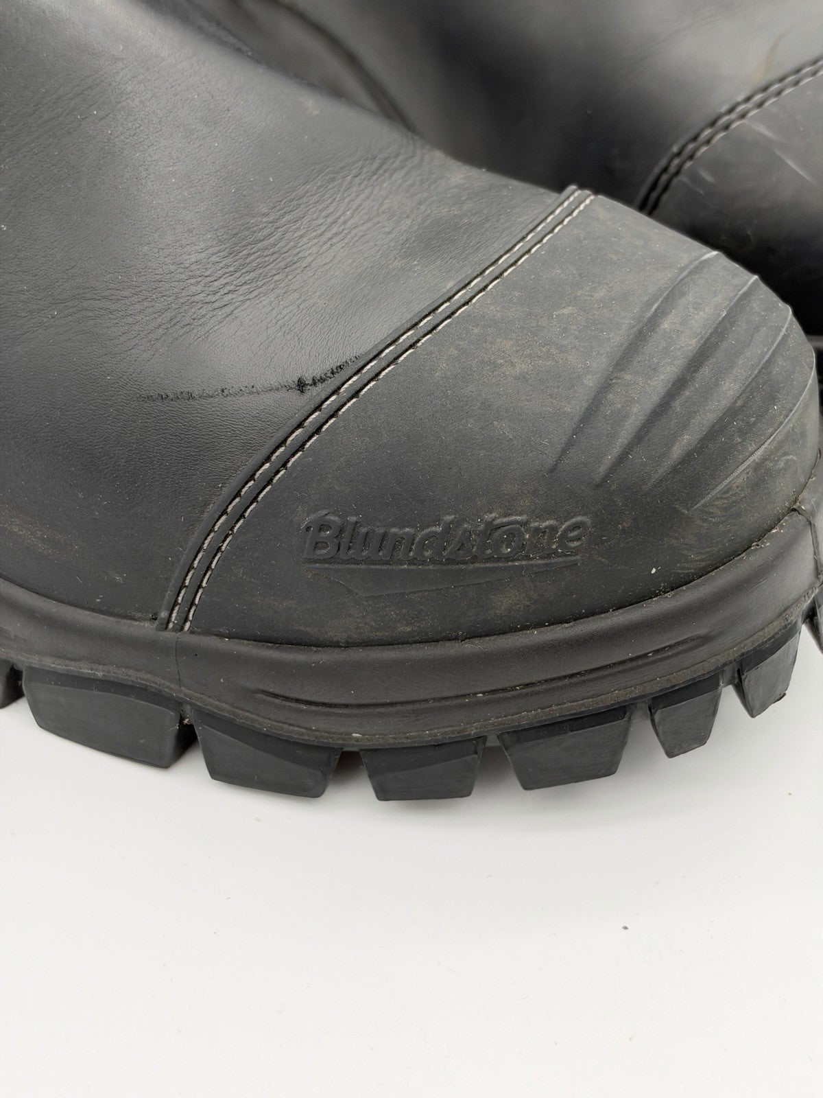 Blundstone 990 Safety Boots Mens Size 11 Chelsea Steel Toe Workwear Shoes Black
