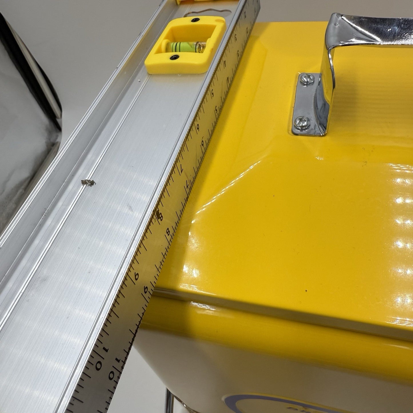 Vintage Style Cooler Advertising Nu-Grape Soda Retro Products Yellow Picnic CA