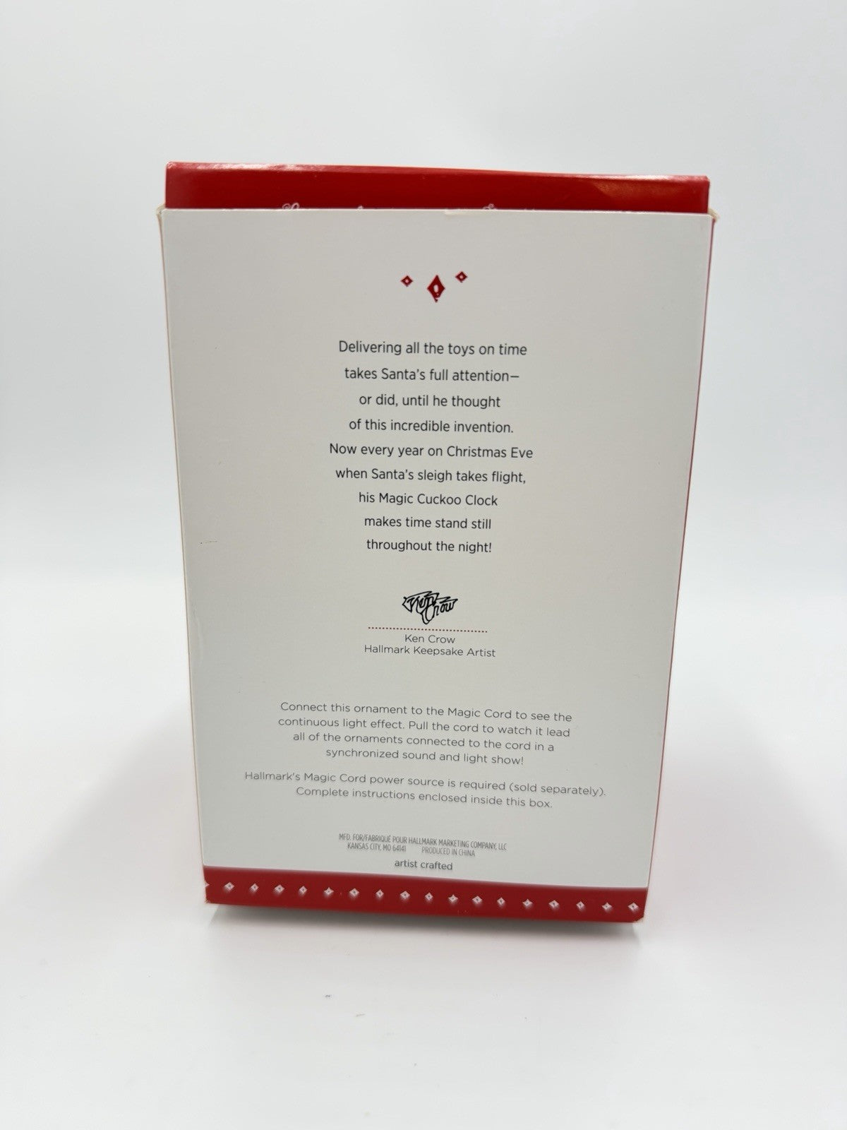 2015 Hallmark Keepsake Santa's Magic Cuckoo Clock Christmas Tree Ornament