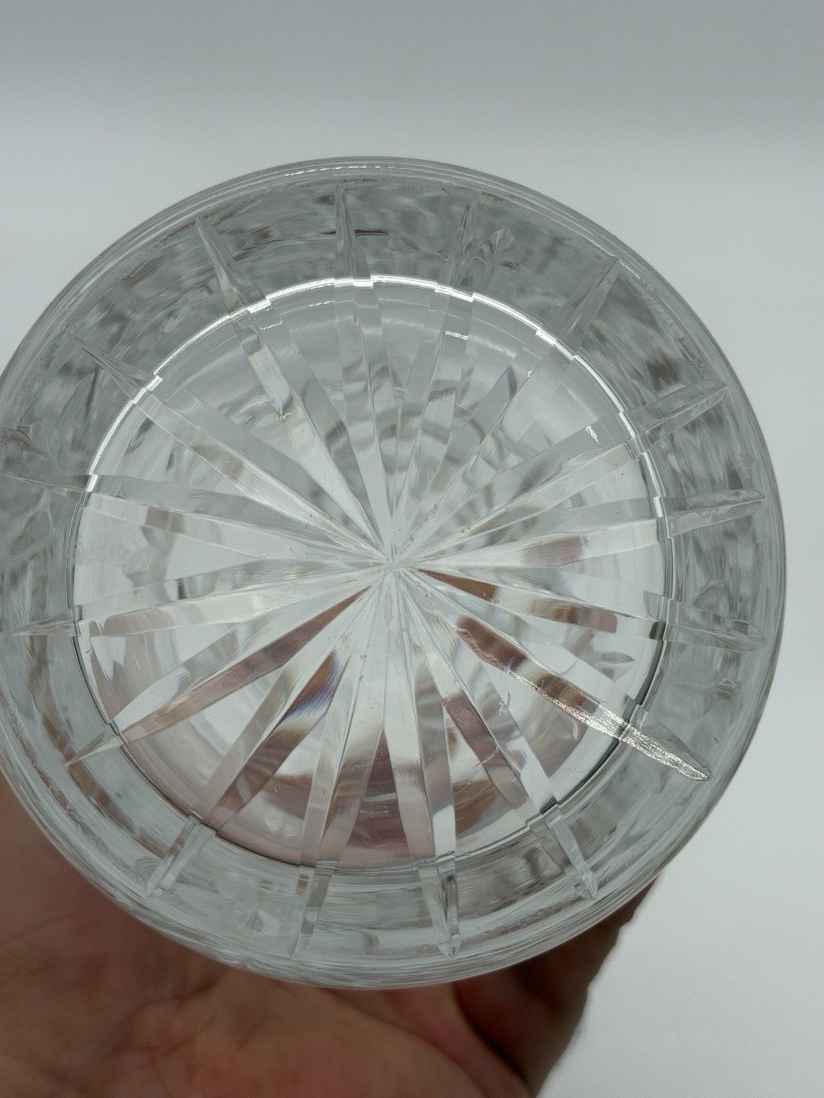 Vintage Waterford Crystal Ireland Cut Glass Etched Spirit Decanter w/Stopper