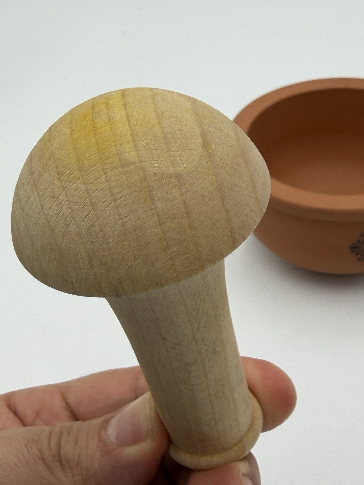 Henry Watson Pottery Suffolk Terracotta Pestle & Mortar Original English Style