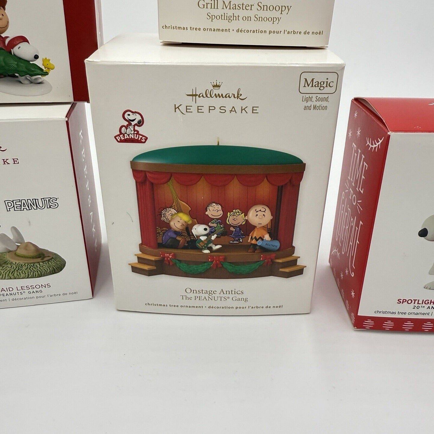 Hallmark Keepsake Peanuts Snoopy Christmas Ornaments Set