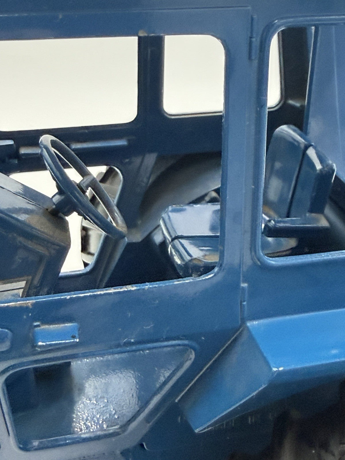 Ertl Ford 9600 Wide Front Duals Cab Die Cast 1:12 Blue Toy Tractor Diecast Vtg