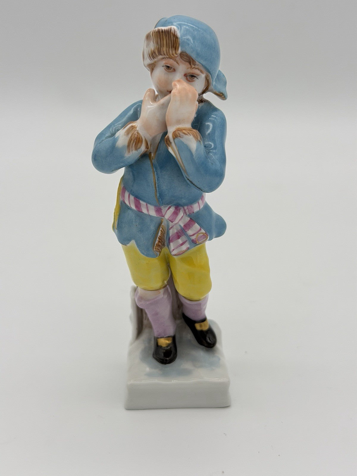 KPM Berlin porcelain figurine March/Aquarius zodiac Friedrich Elias Meyer 1775